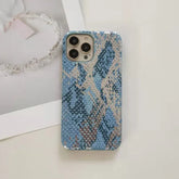 Gold Snake Pattern Phone Case